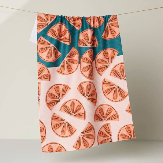 Citrus Slices Tea Towel - vibeboxshop