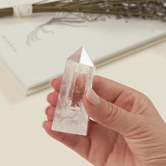 Clear Quartz Crystal Tower - vibeboxshop