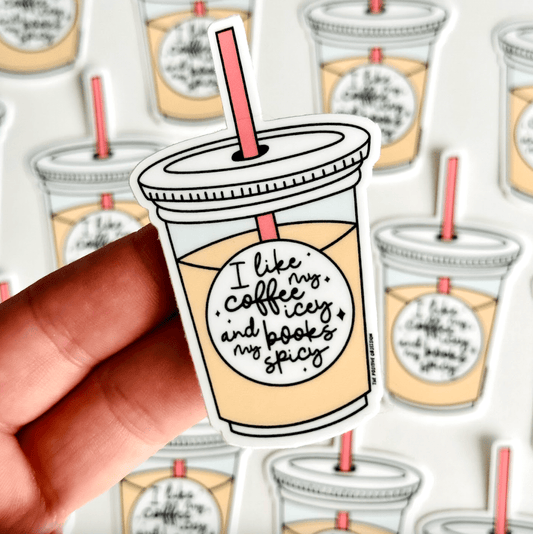 Coffee & Books Sticker - vibeboxshop
