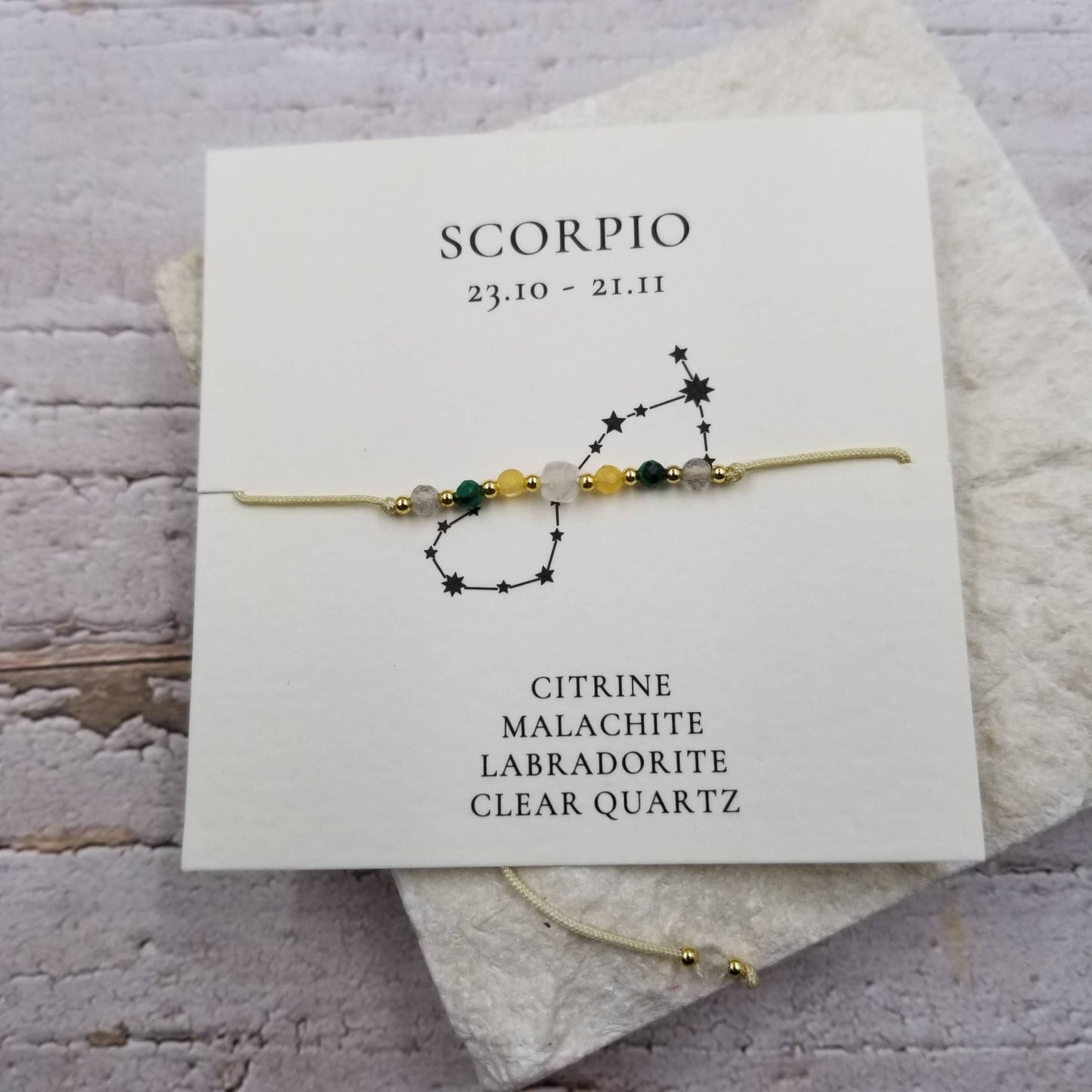 Constellation Natural Stone Zodiac Bracelet - vibeboxshop