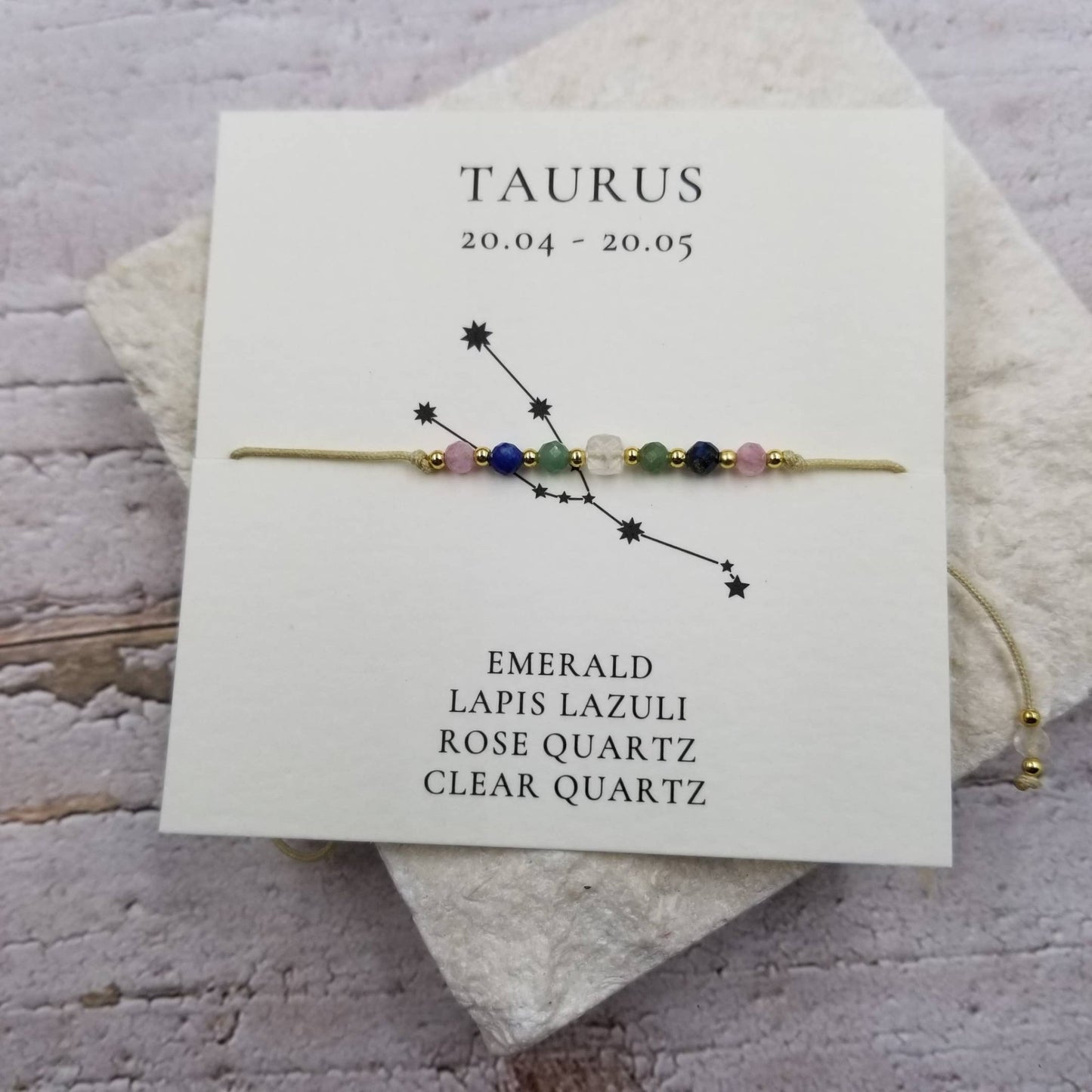 Constellation Natural Stone Zodiac Bracelet - vibeboxshop