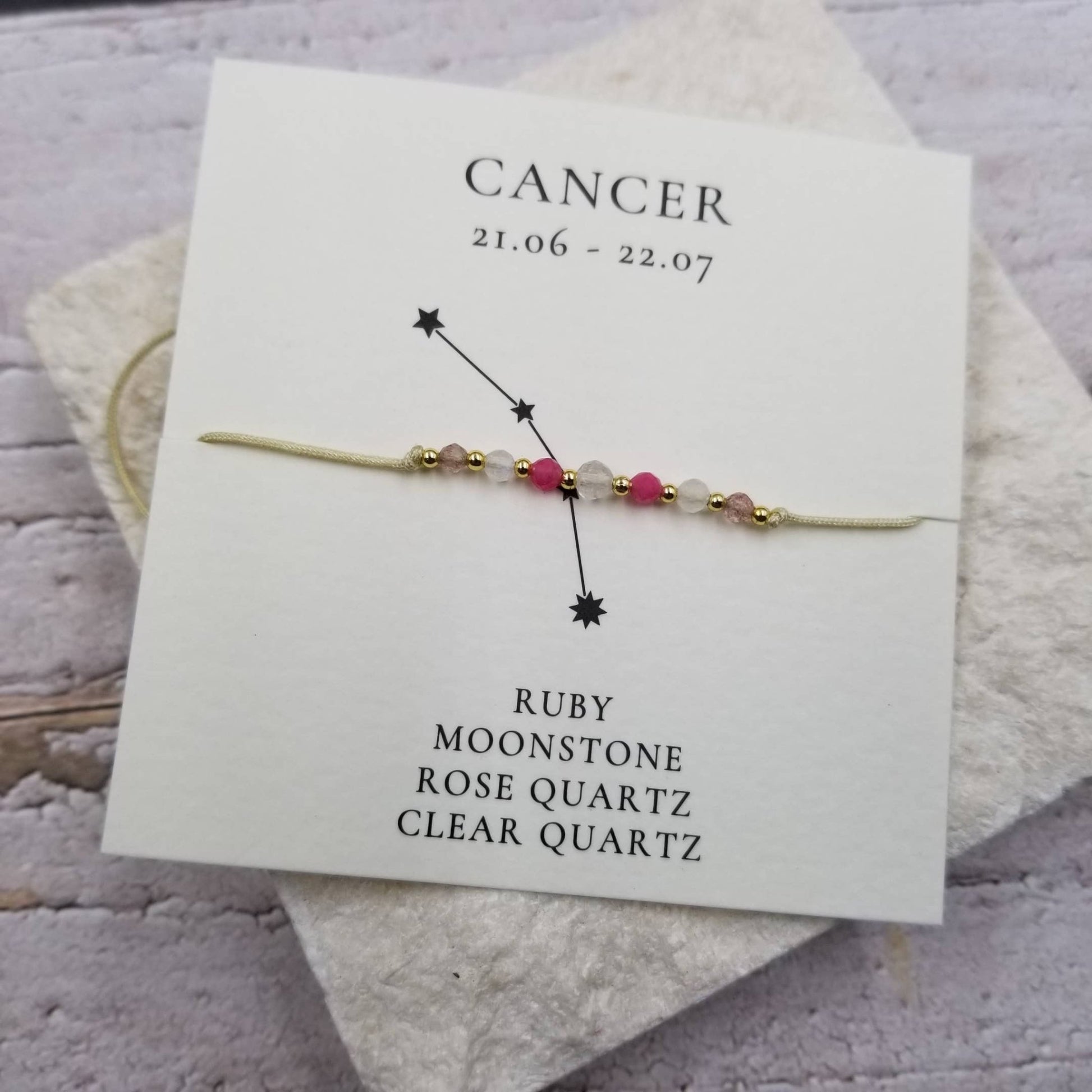 Constellation Natural Stone Zodiac Bracelet - vibeboxshop