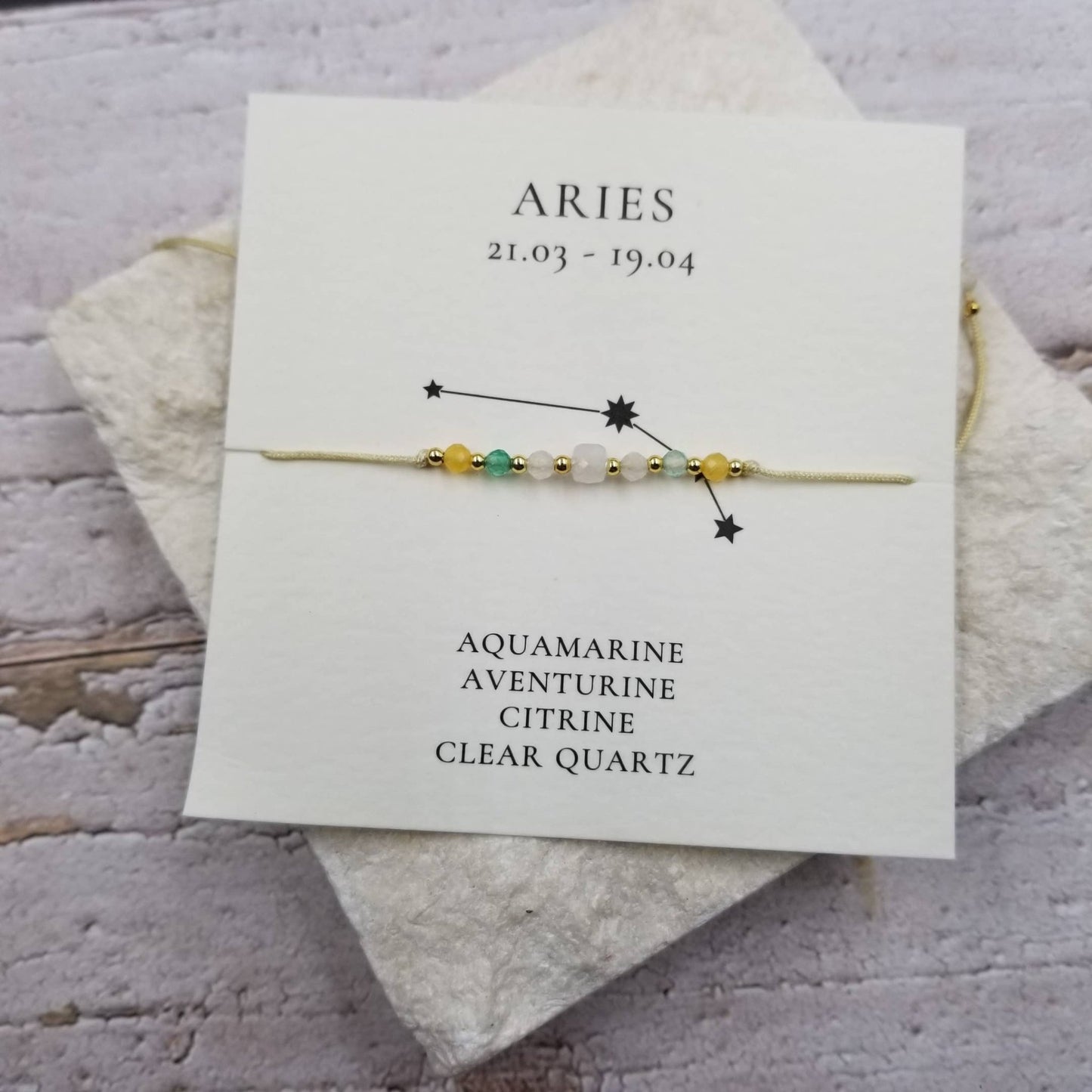 Constellation Natural Stone Zodiac Bracelet - vibeboxshop