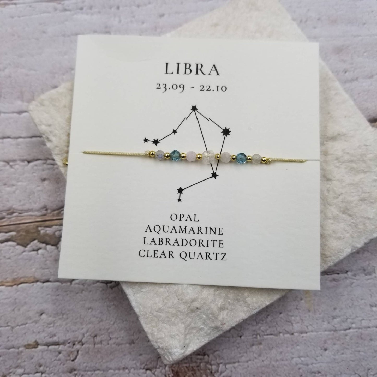 Constellation Natural Stone Zodiac Bracelet - vibeboxshop