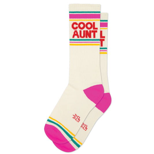 Cool Aunt Gym Crew Socks - vibeboxshop