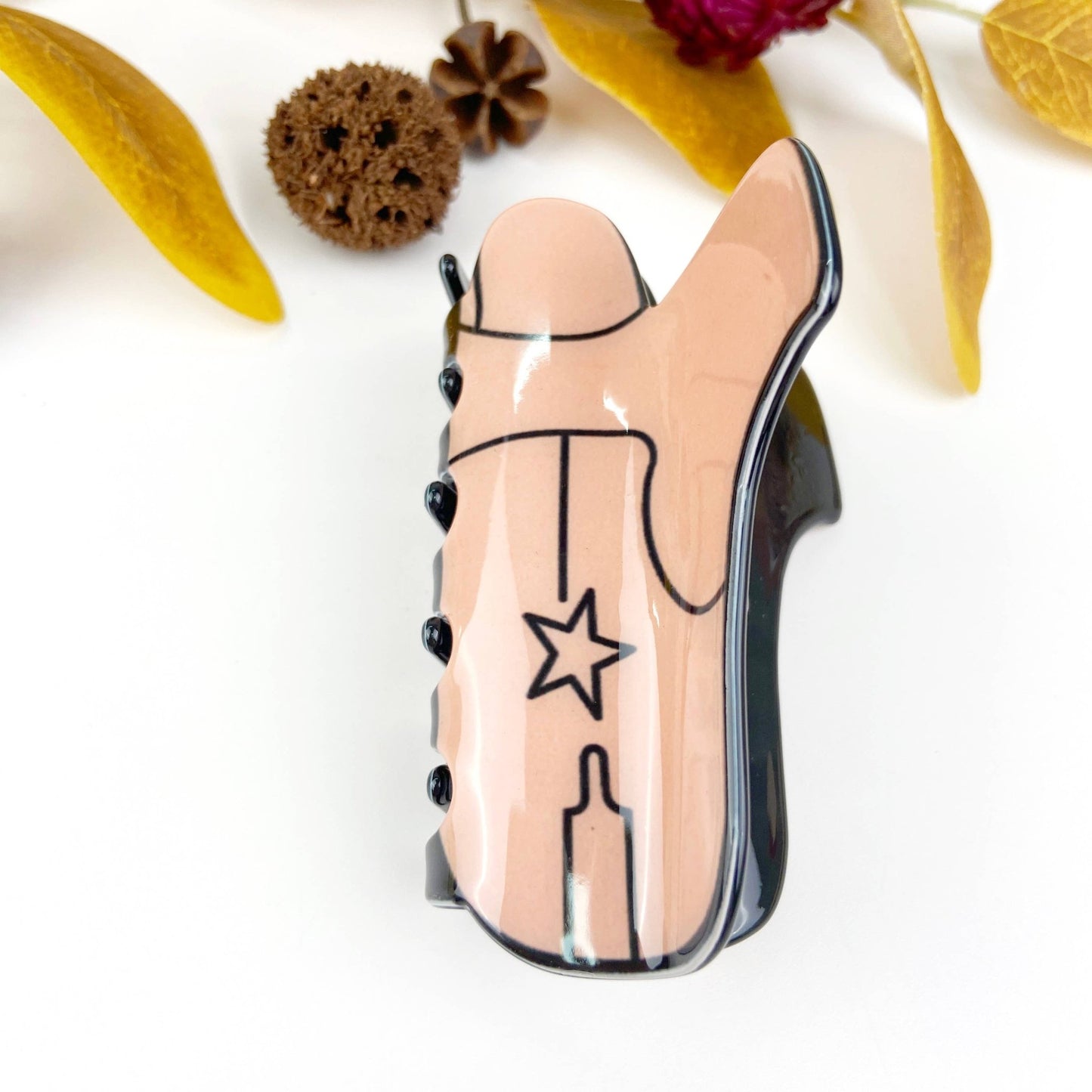 Cowgirl Boot Hair Clips - vibeboxshop