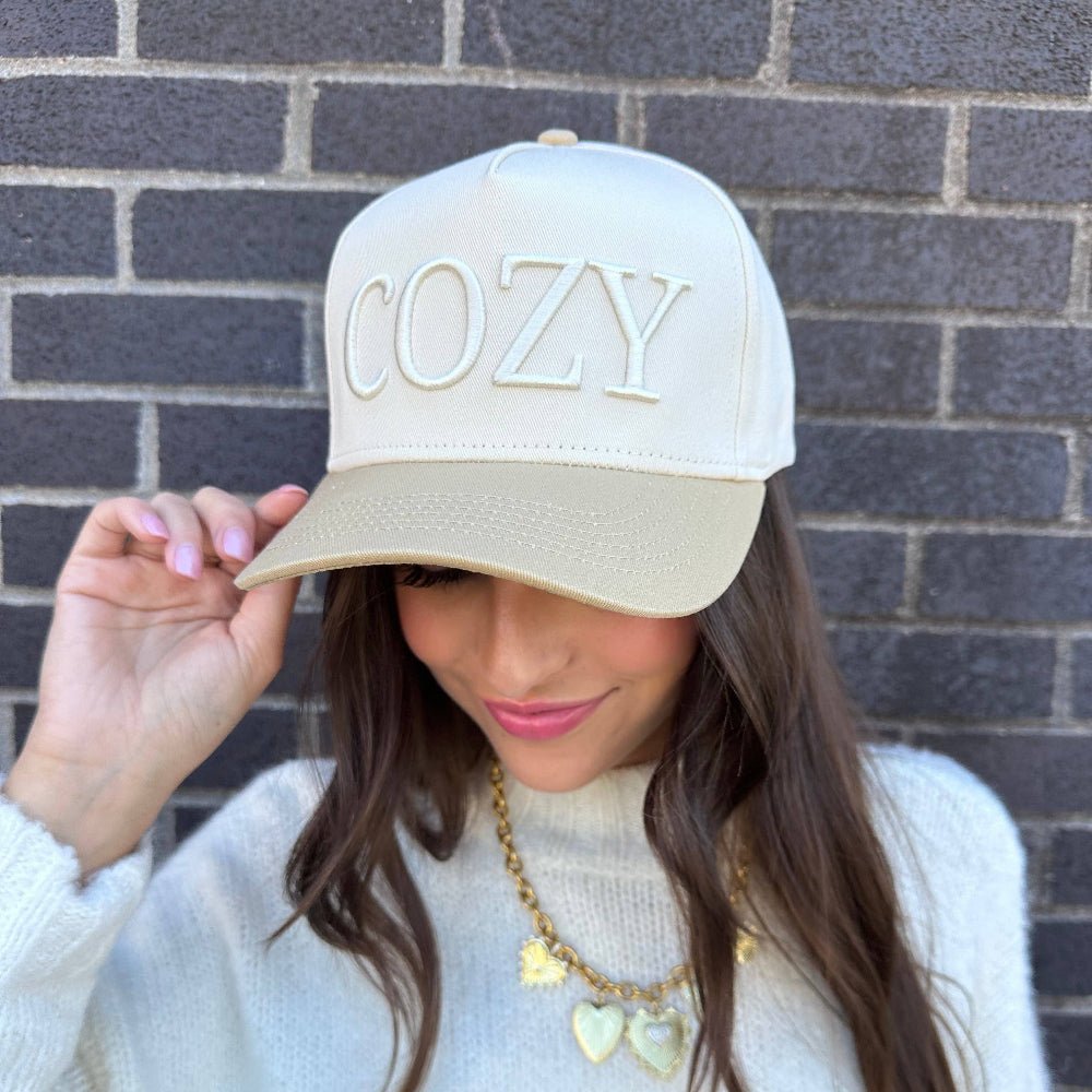 Cozy Embroidered Baseball Hat - vibeboxshop
