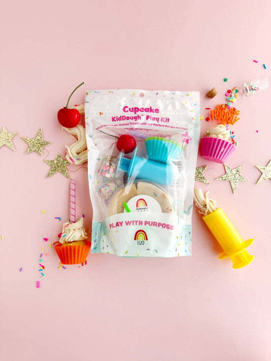 Cupcake (Cupcake) Sensory KidDough Play Kit - vibeboxshop