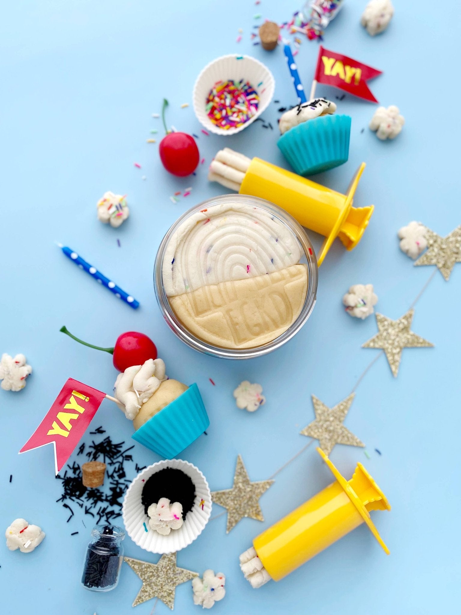 Cupcake (Cupcake) Sensory KidDough Play Kit - vibeboxshop