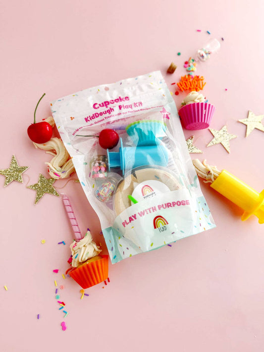 Cupcake (Cupcake) Sensory KidDough Play Kit - vibeboxshop