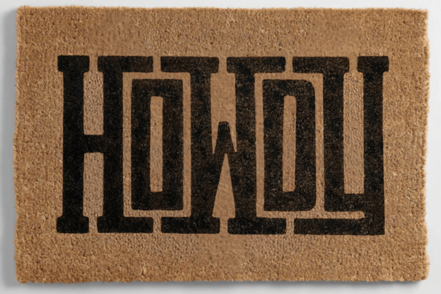 Custom Door Mat Make & Take - vibeboxshop
