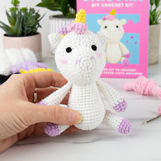 Cute Unicorn DIY Kawaii Crochet Kit - vibeboxshop