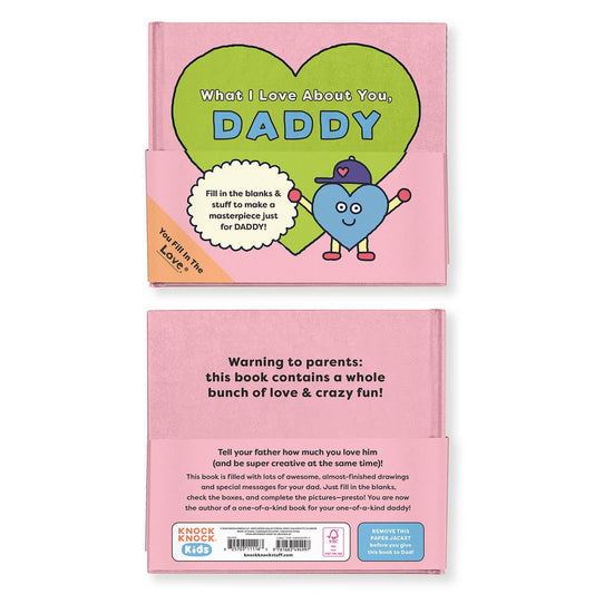 Daddy Fill in the Love Book - vibeboxshop