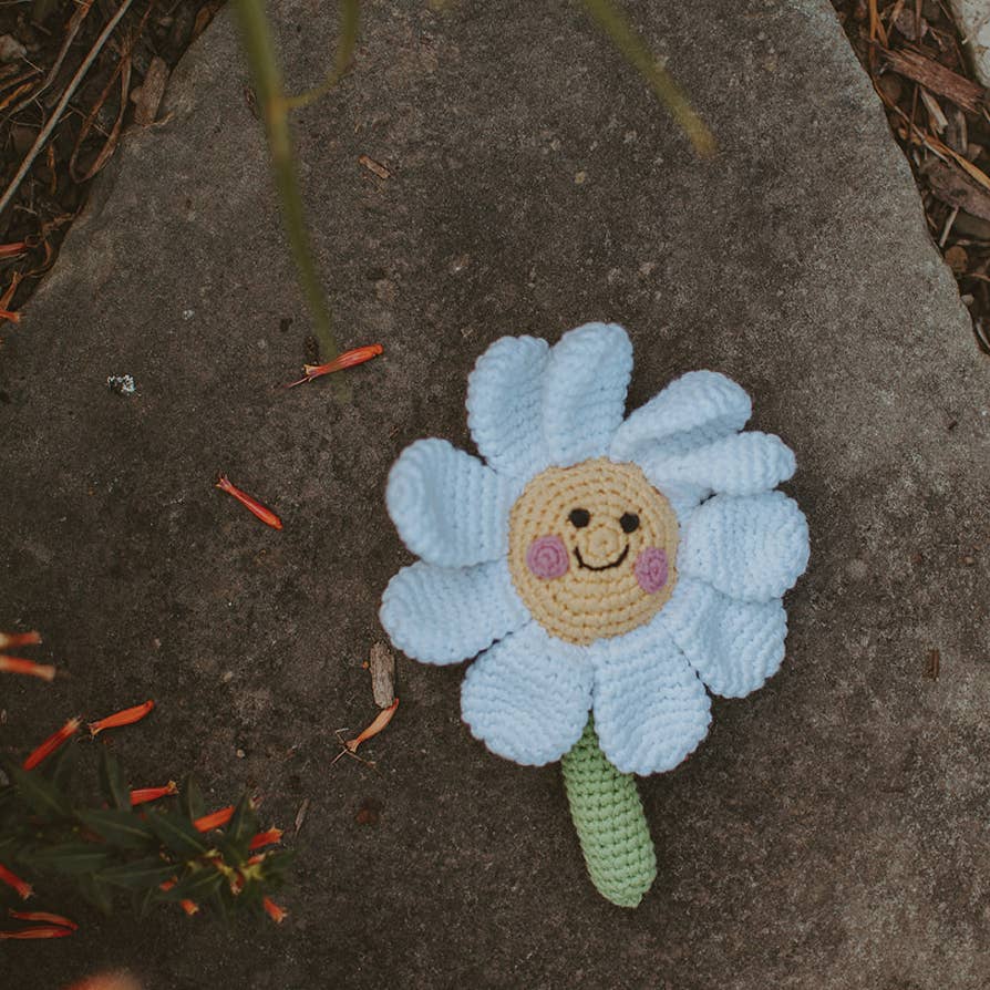Daisy Flower Rattle - vibeboxshop