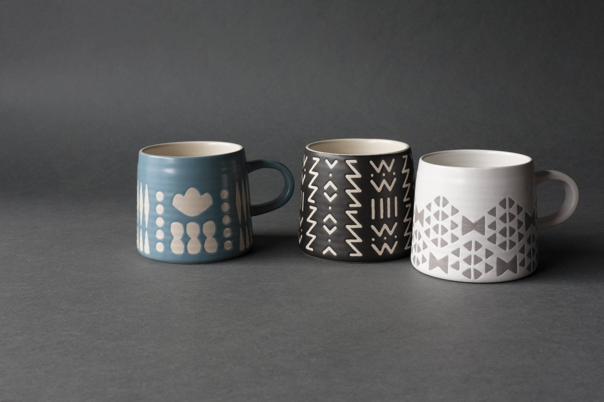 Danica Studio Collage Imprint Stoneware Mug - vibeboxshop