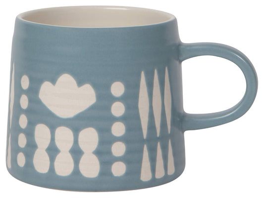 Danica Studio Collage Imprint Stoneware Mug - vibeboxshop