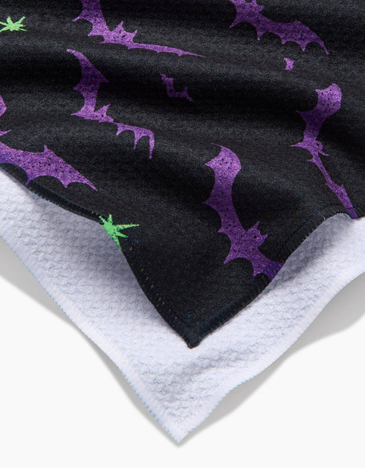 Dark Night Bats Tea Towel - vibeboxshop