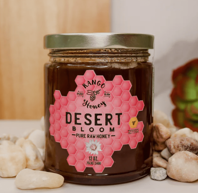 Desert Bloom Pure Raw Honey - vibeboxshop