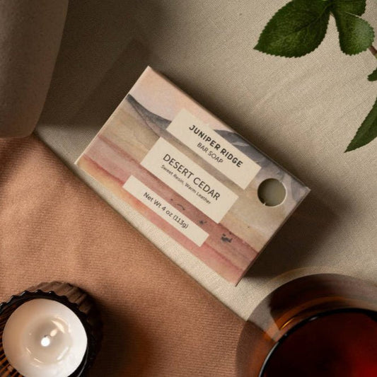 Desert Cedar Organic Bar Soap - vibeboxshop
