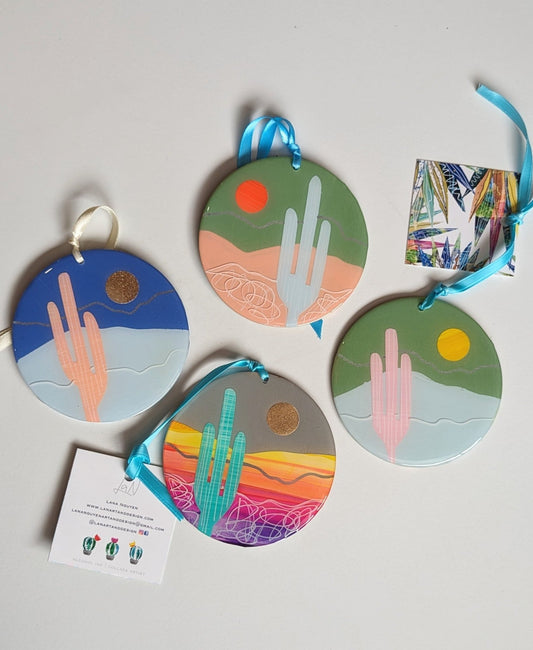 Desert Landscape Ornaments - vibeboxshop