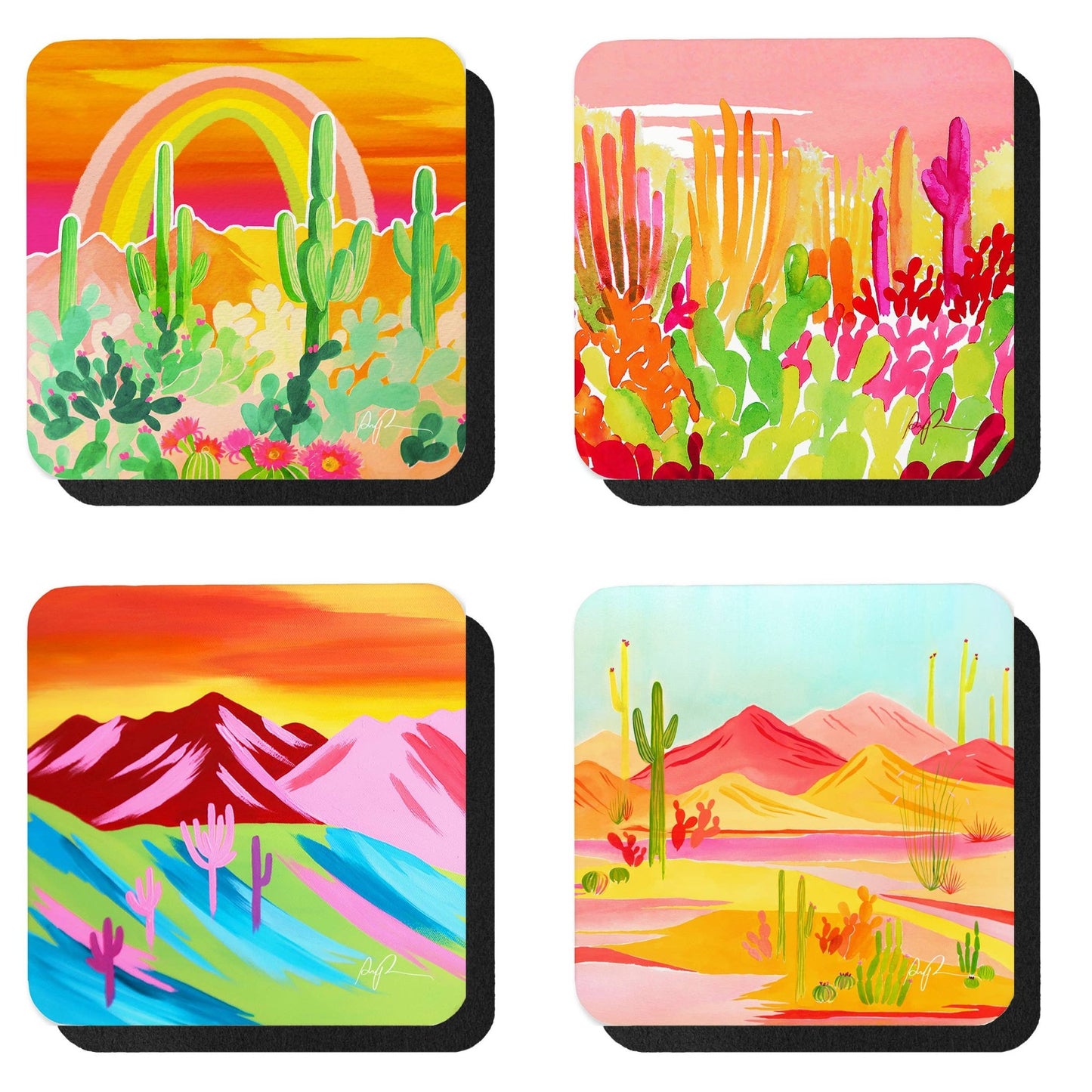"Desert Vibrance" Boxed Coaster Set - vibeboxshop
