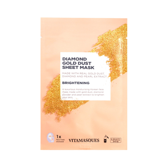 Diamond Gold Dust Face Sheet Mask - vibeboxshop