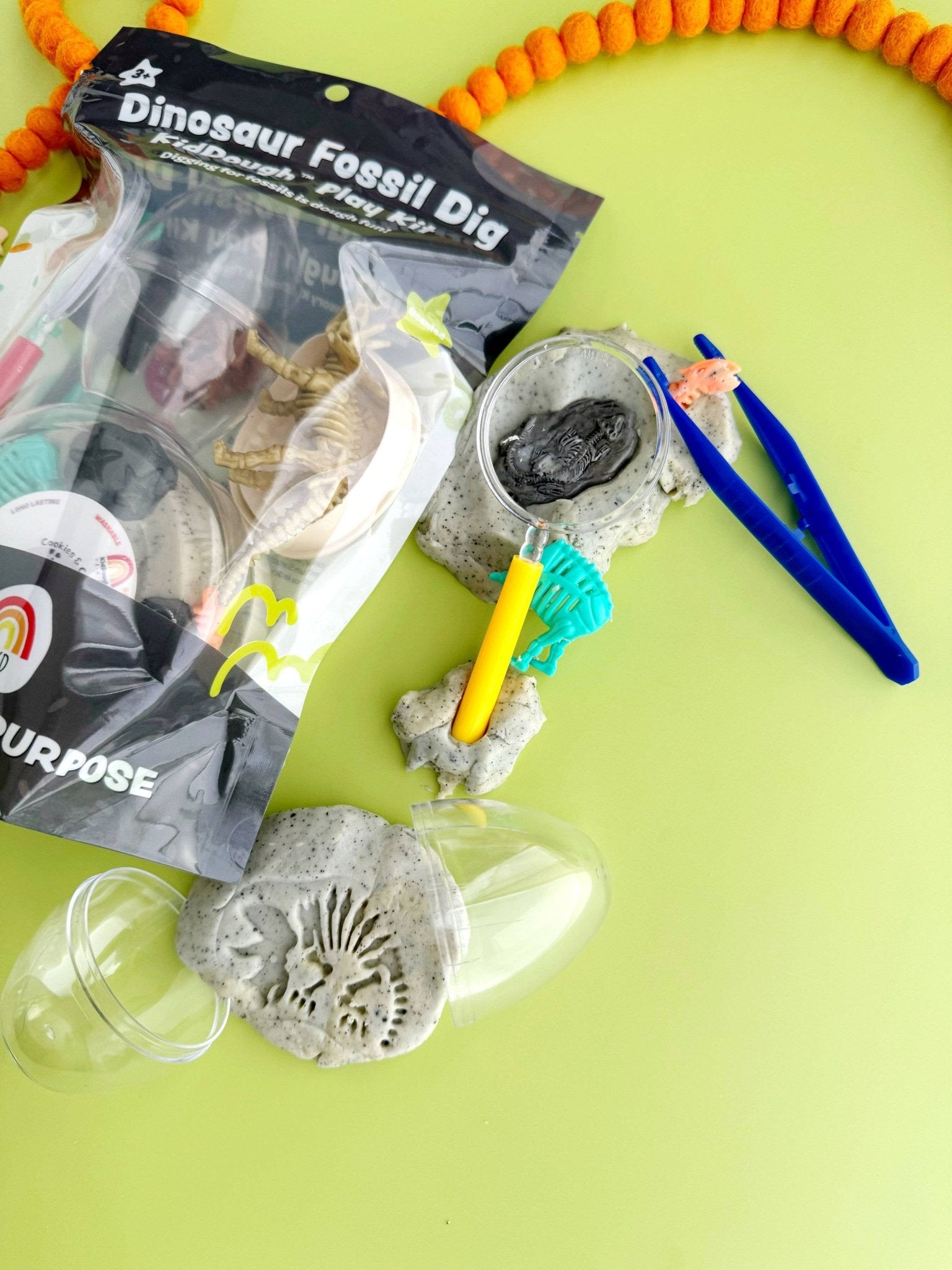 Dinosaur Fossil Dig KidDough Play Kit - vibeboxshop