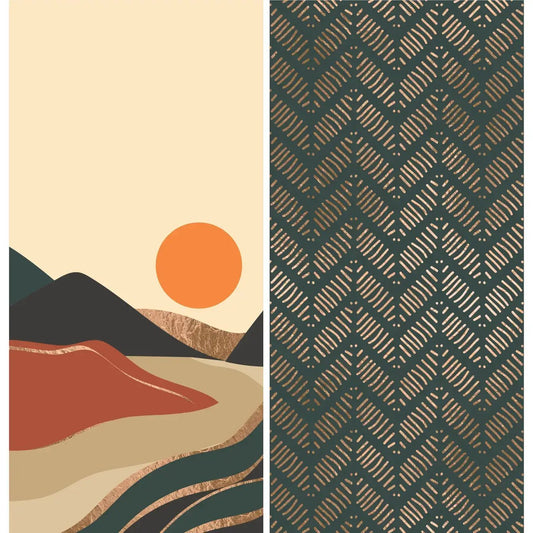 Double Sided Beach Towels - Sand Resistant - Quick Dry - Sunrise - vibeboxshop