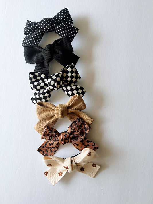 little bow clippies
