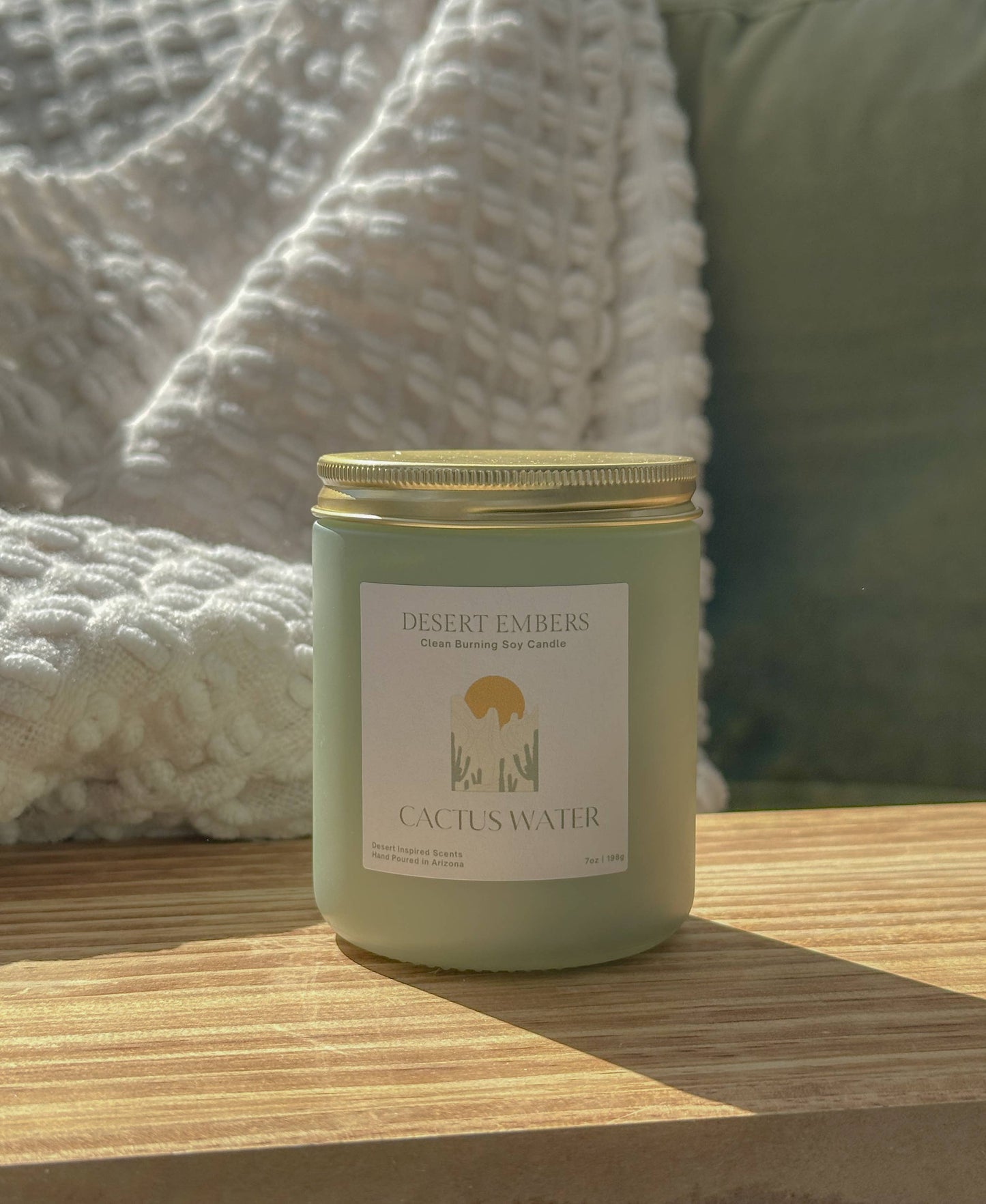Cactus Water | Sage Green Candle | Desert Inspired Candle