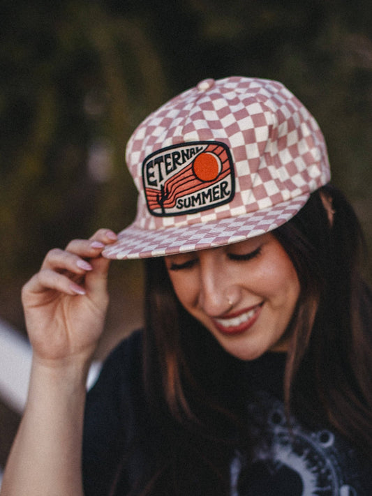 Eternal Summer - Checkerboard Hat - vibeboxshop