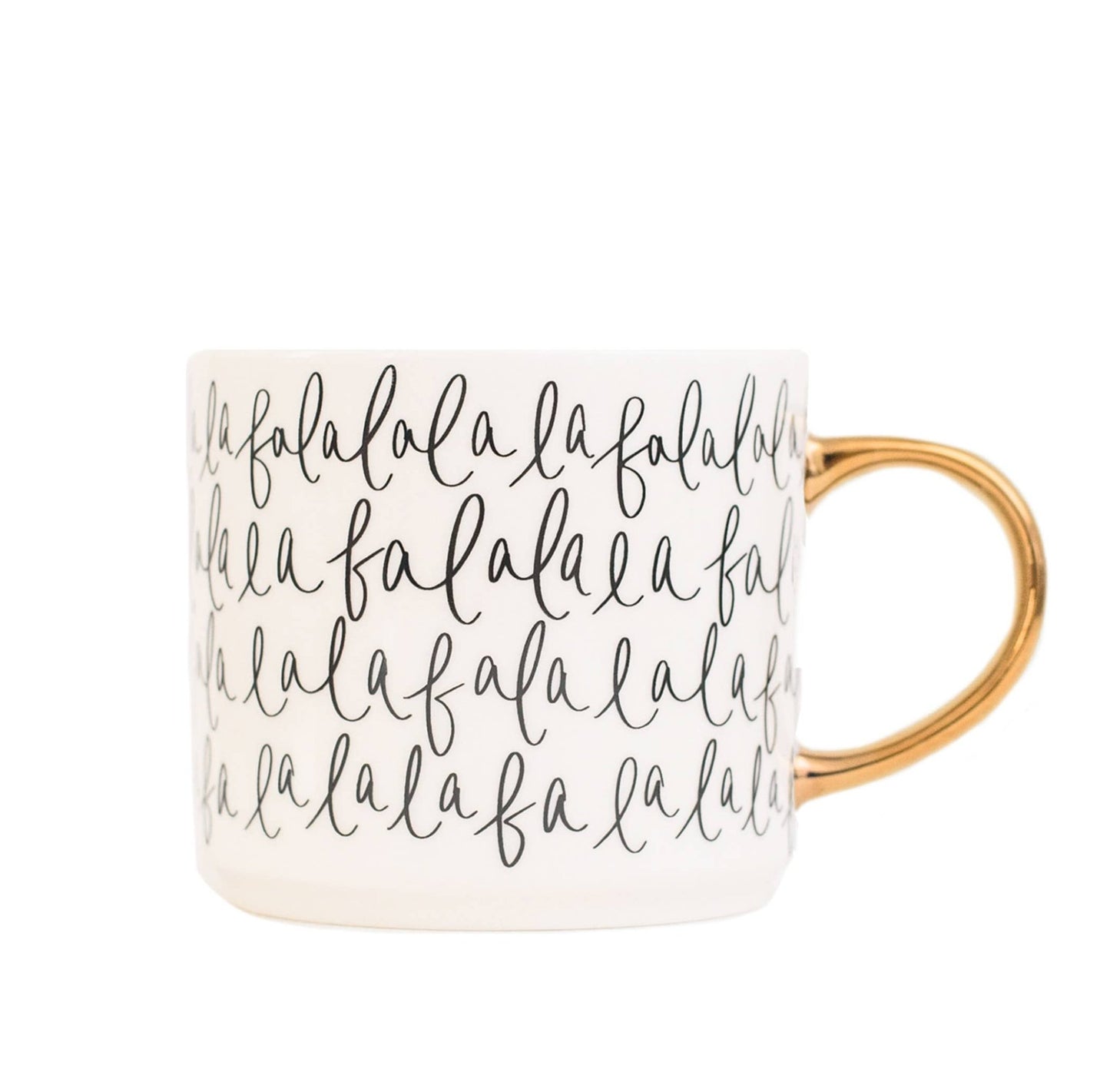 Fa La La Gold Tile Coffee Mug - vibeboxshop