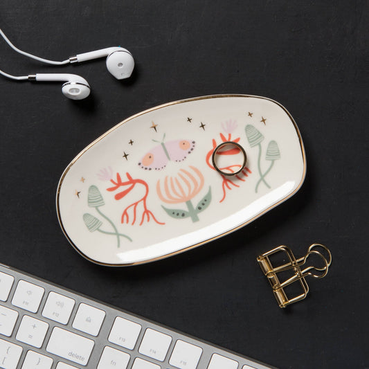 Far And Away Oval Trinket Tray - vibeboxshop