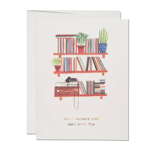 Favorite Songs Greeting Card - vibeboxshop
