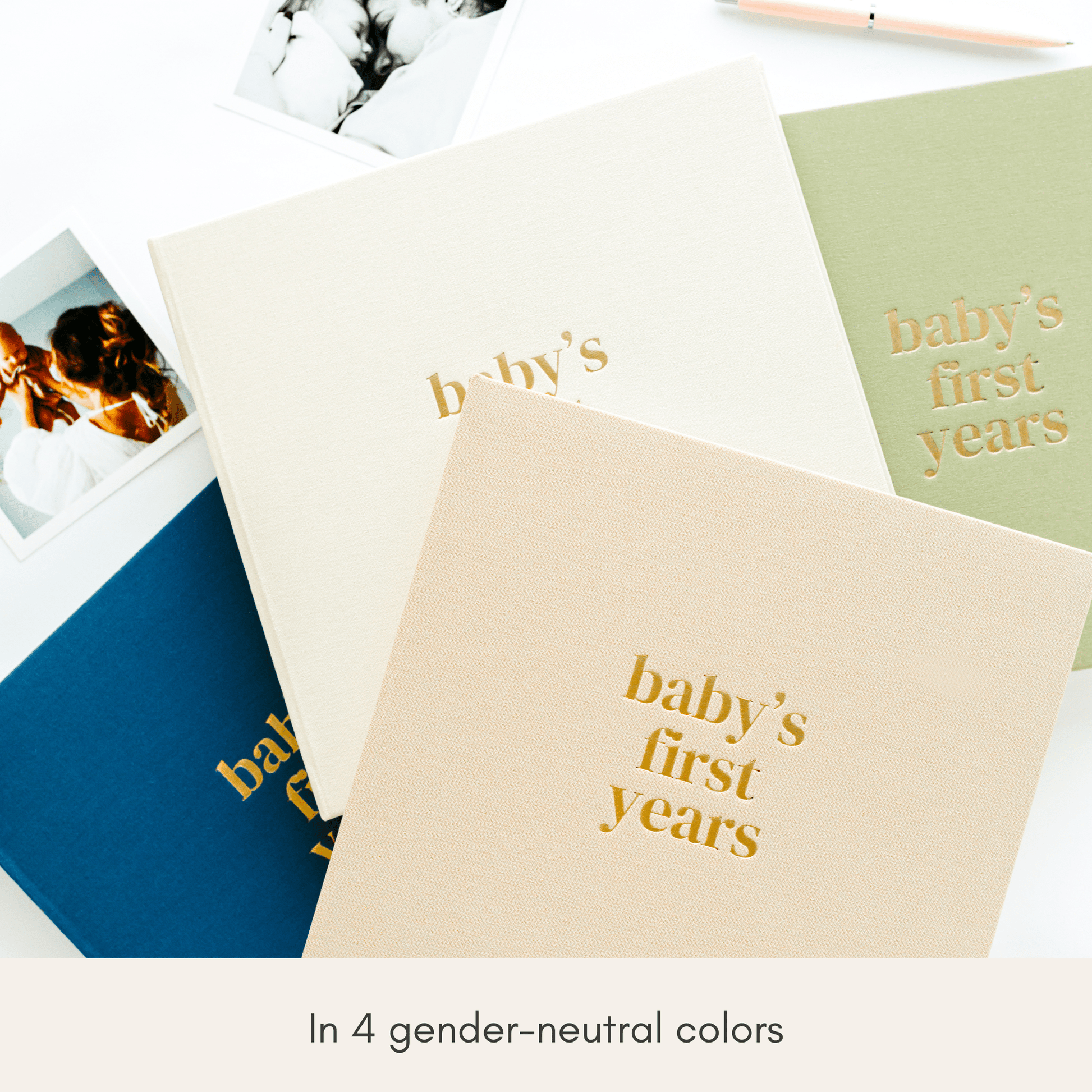 First Year Baby Memory & Milestone Book - vibeboxshop