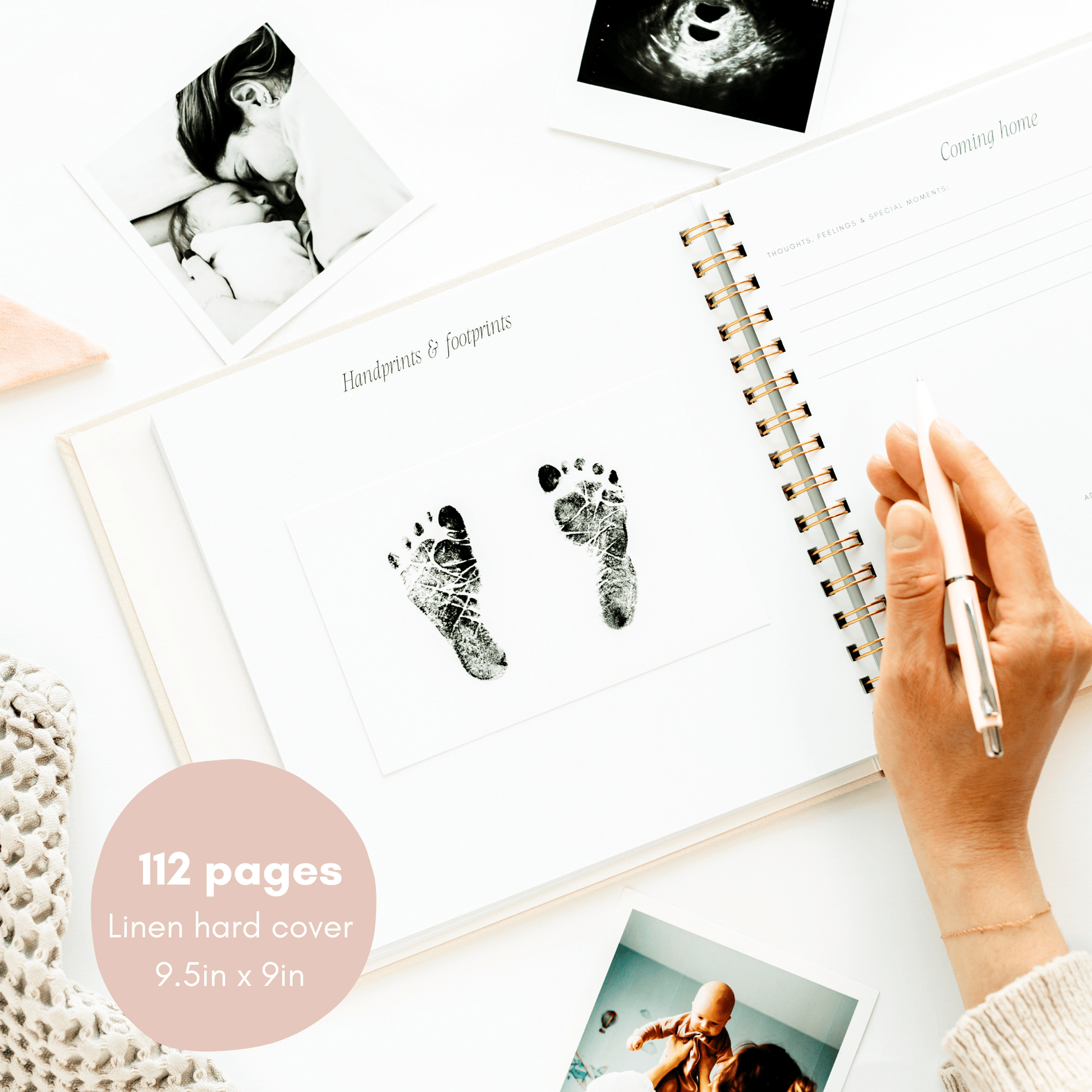 First Year Baby Memory & Milestone Book - vibeboxshop