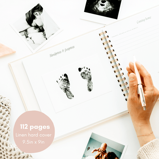 First Year Baby Memory & Milestone Book - vibeboxshop