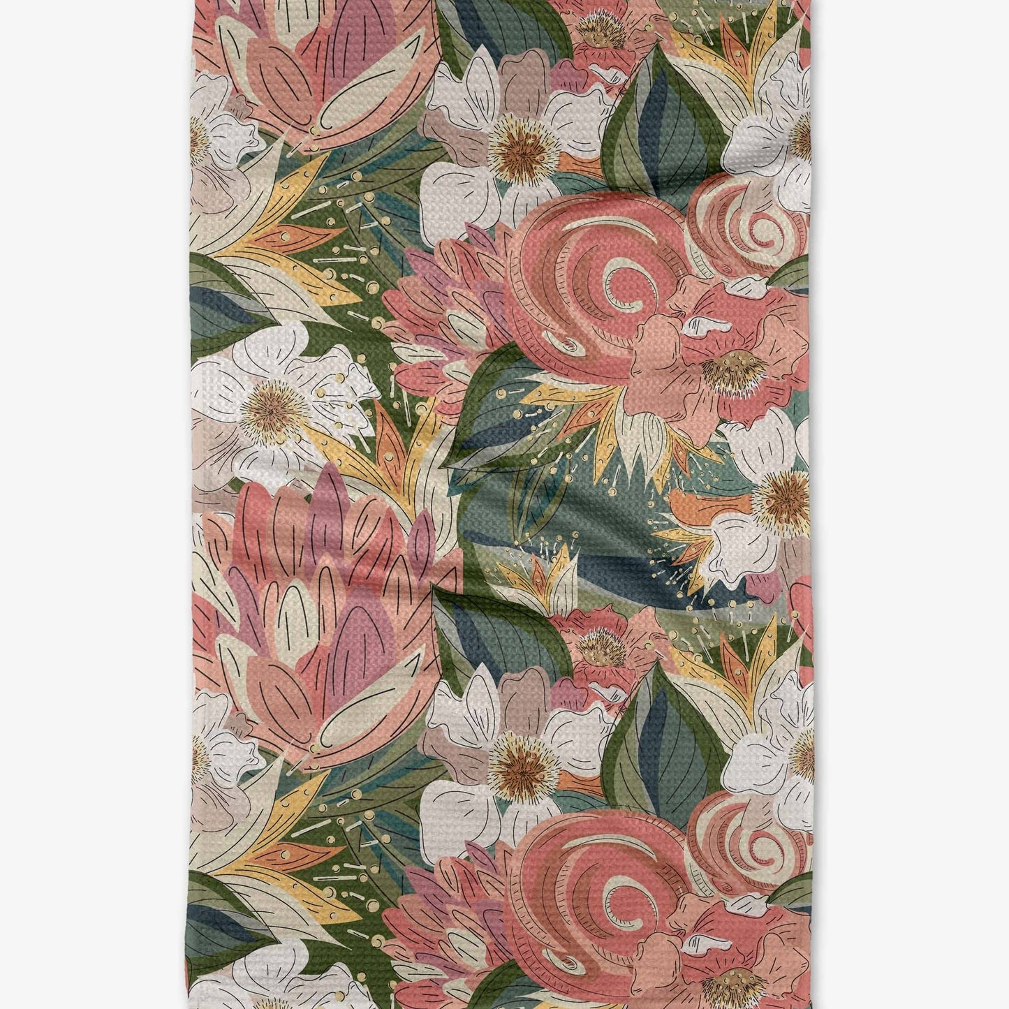 Flower Explosion Tea Towel - vibeboxshop