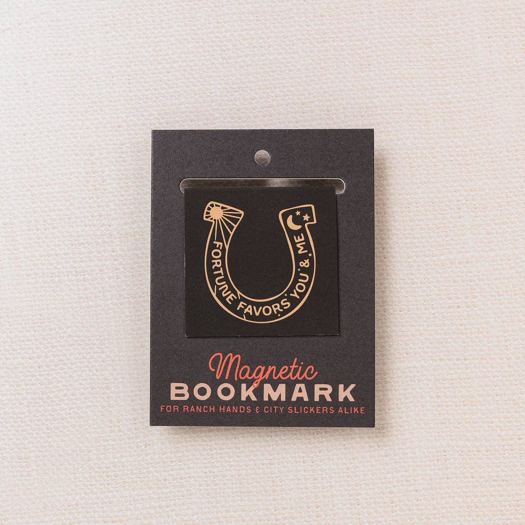 Fortune Favors Us Magnetic Bookmark - vibeboxshop