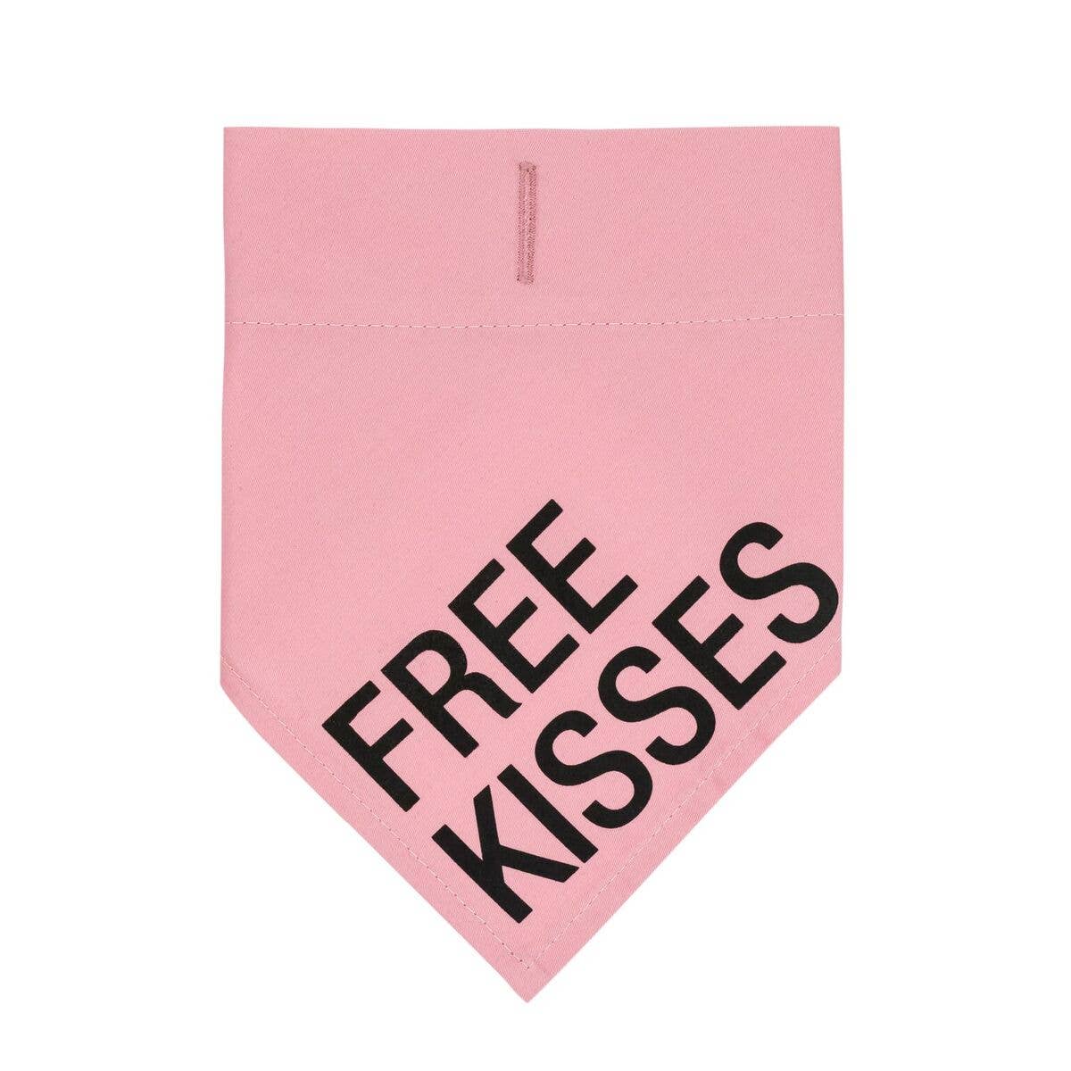 Free Kisses Large / X - Large Dog Bandana - vibeboxshop