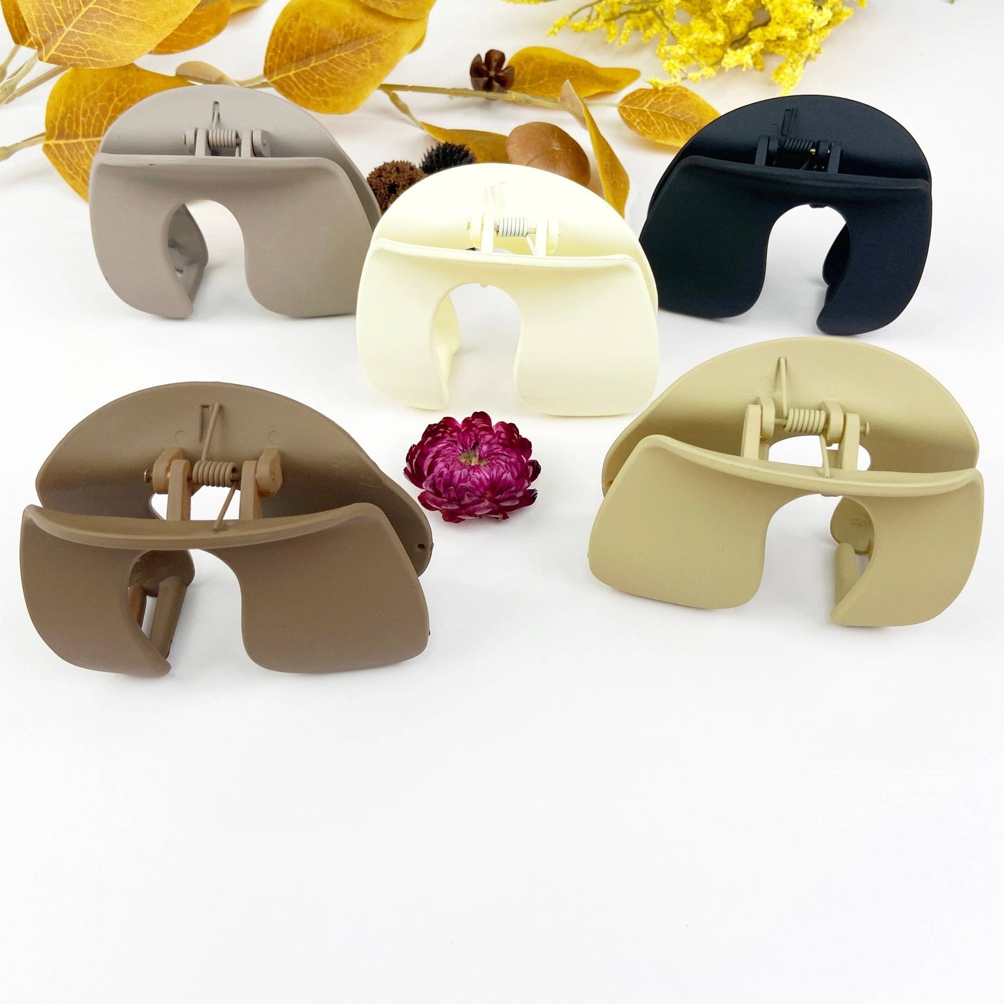 Frosted Simple Hair Claw Clip - vibeboxshop