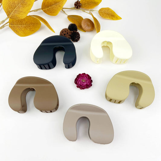 Frosted Simple Hair Claw Clip - vibeboxshop