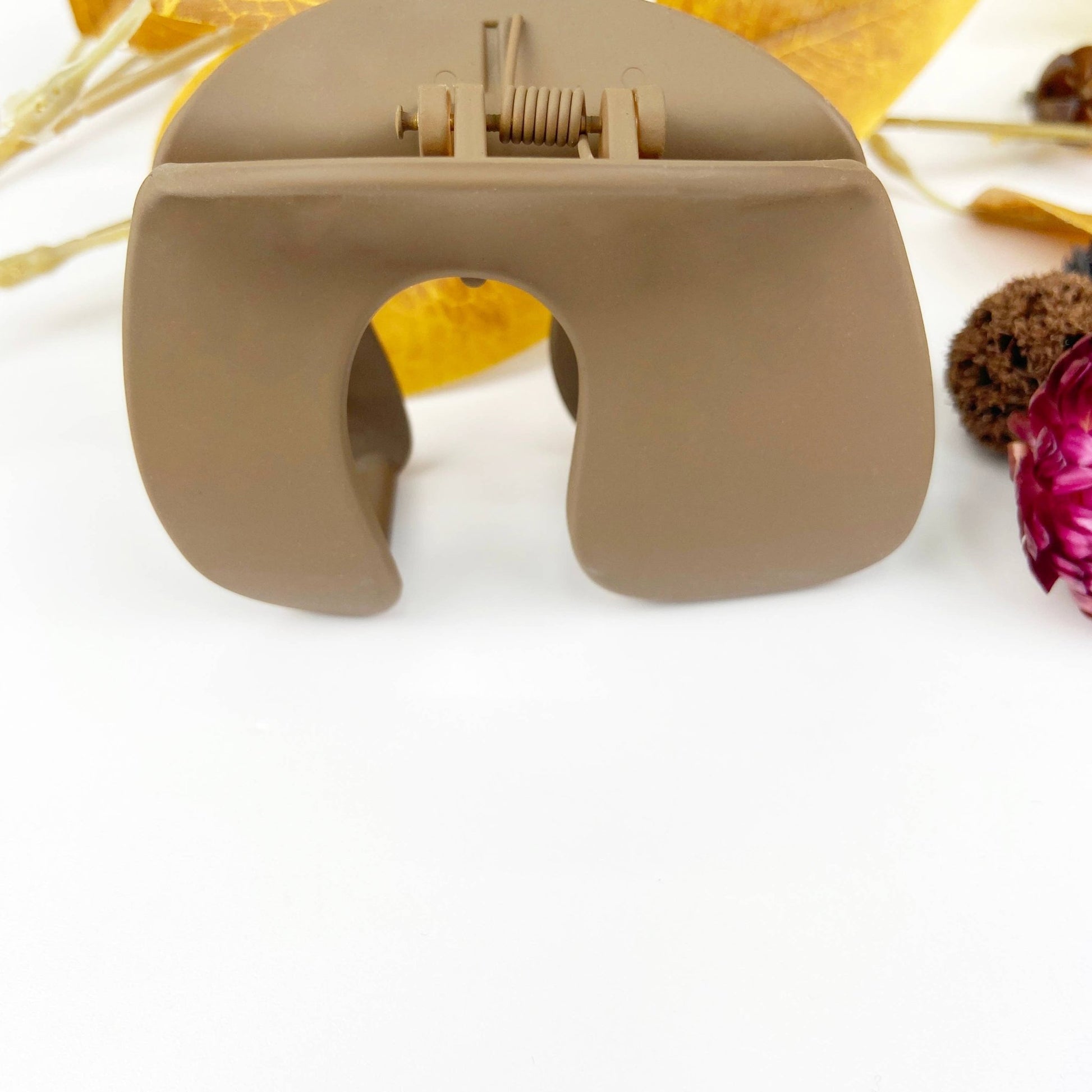 Frosted Simple Hair Claw Clip - vibeboxshop