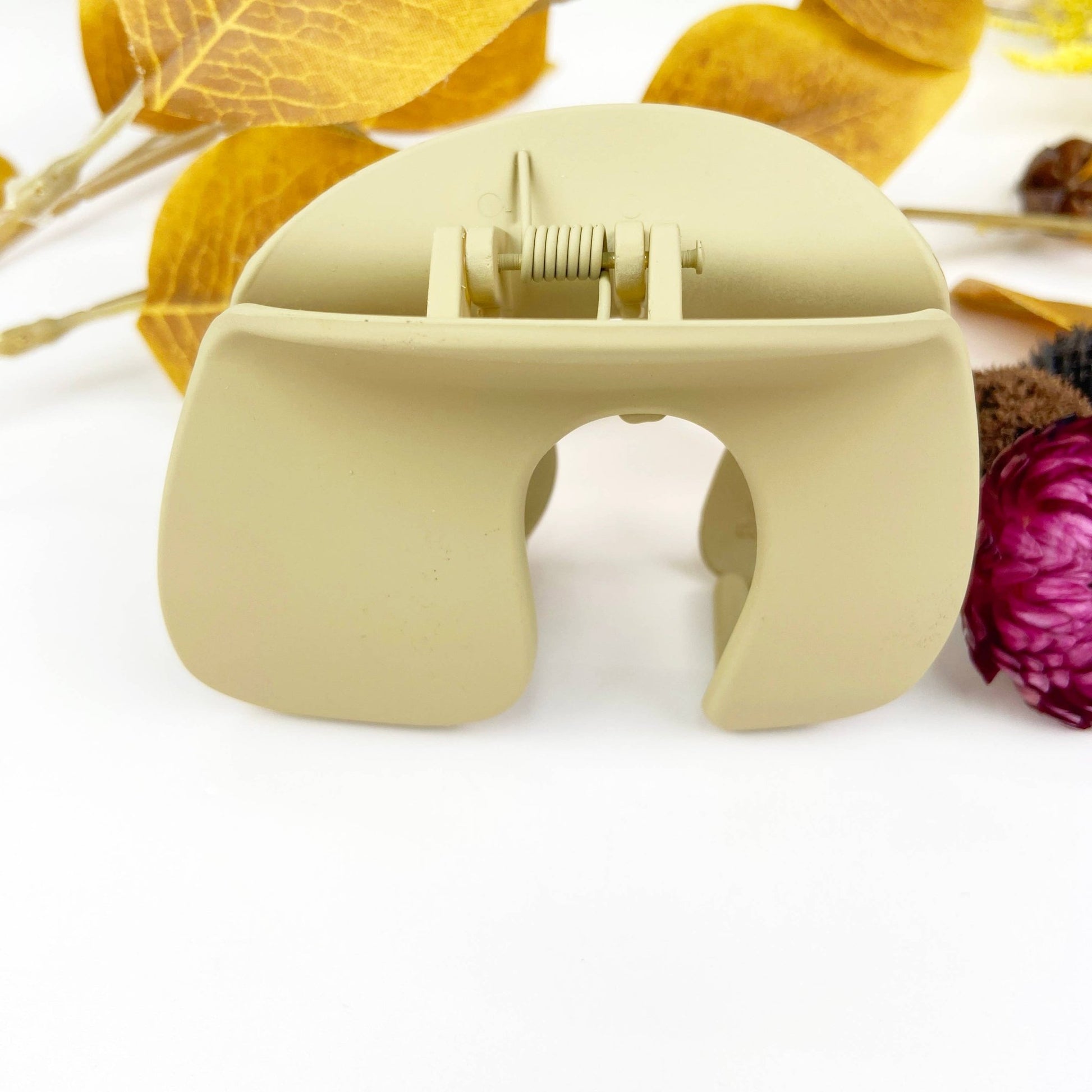 Frosted Simple Hair Claw Clip - vibeboxshop