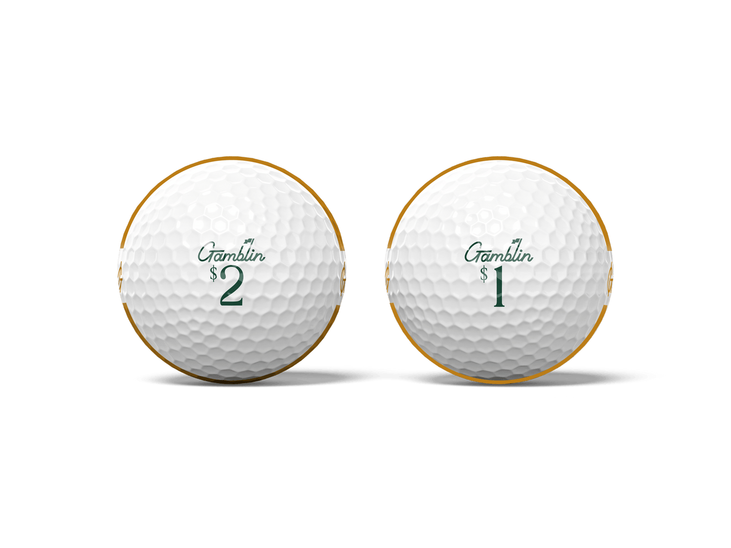 Gamblin' Golf - Single Sleeve 3 Balls - vibeboxshop