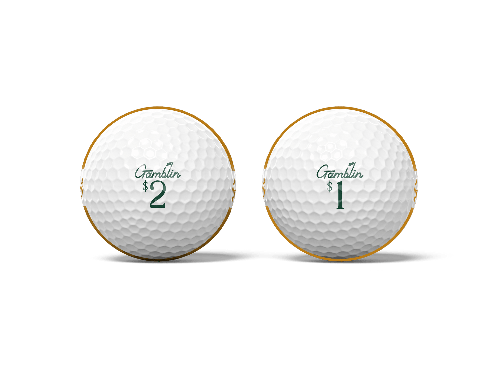 Gamblin' Golf - Single Sleeve 3 Balls - vibeboxshop