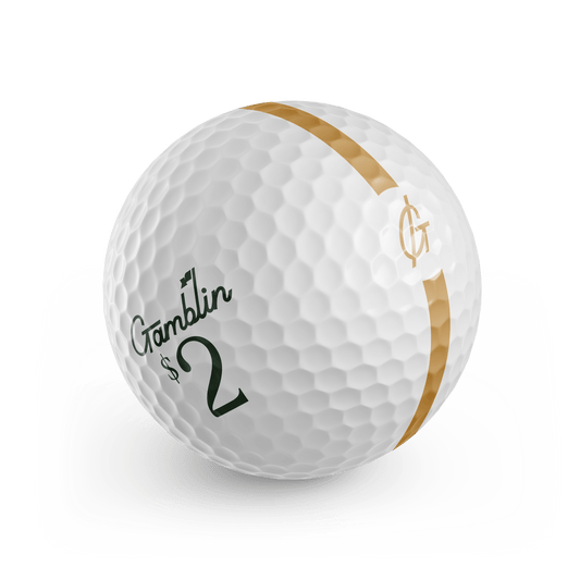 Gamblin' Golf - Single Sleeve 3 Balls - vibeboxshop