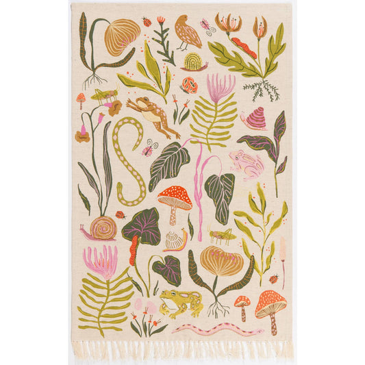 Gardenland Embroidered Dishtowel - vibeboxshop