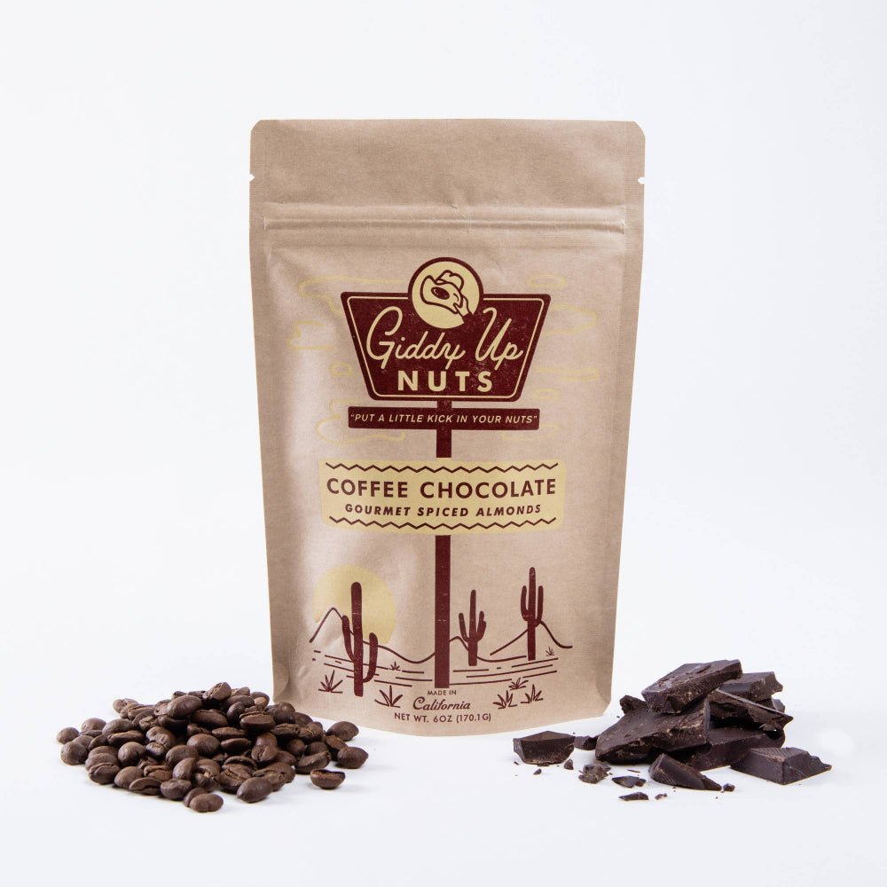 Giddy Up Nuts 6 oz Coffee Chocolate - vibeboxshop