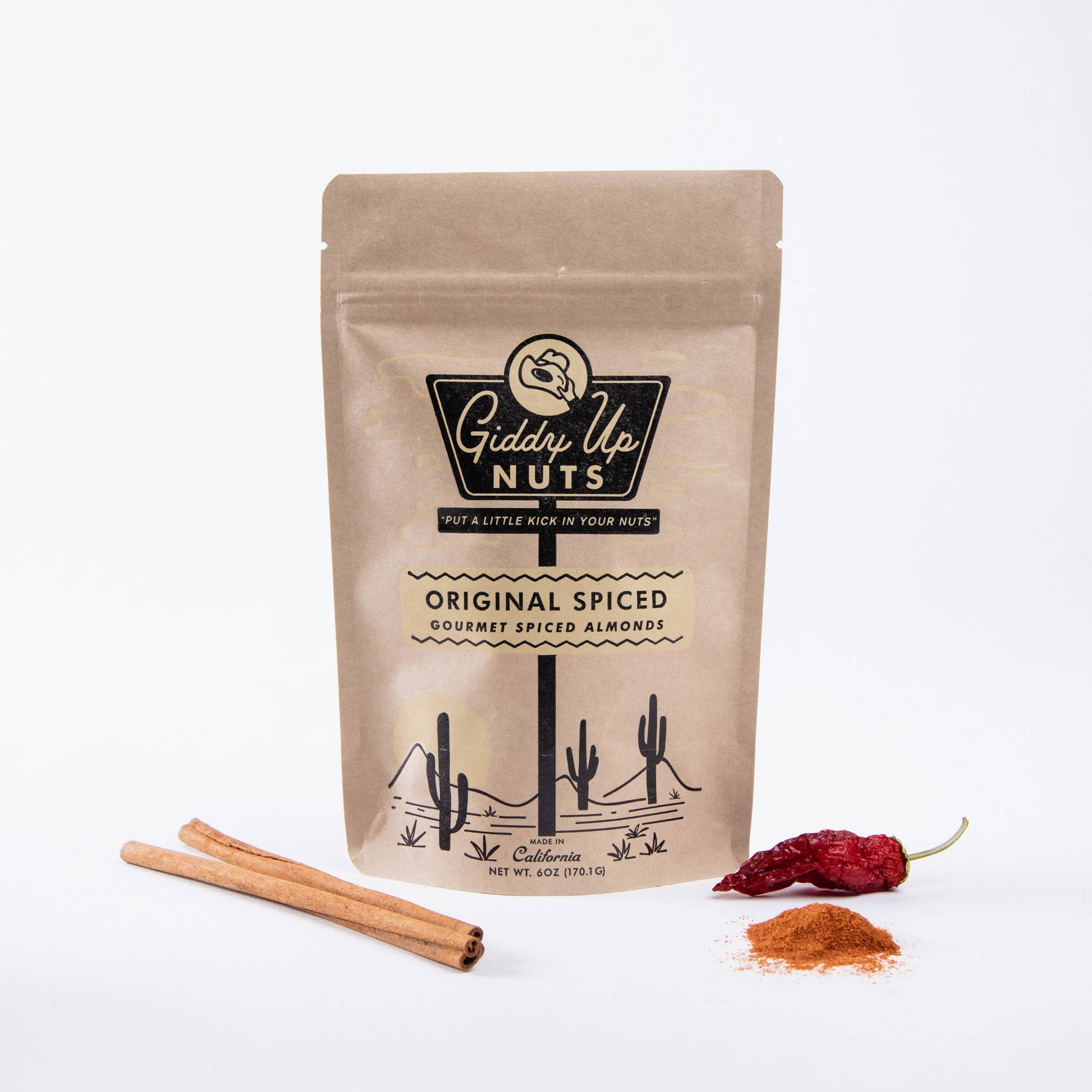 Giddy Up Nuts 6 oz Original Spiced - vibeboxshop